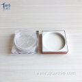 Square Loose Powder Jar with Water Pink Lid